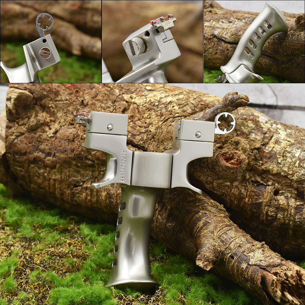Piaoyu Alloy Slingshot A011 - Professional Stainless Steel Hunting Catapult