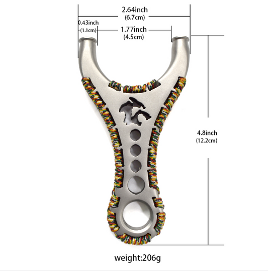 Piaoyu Stainless Steel Slingshot C058