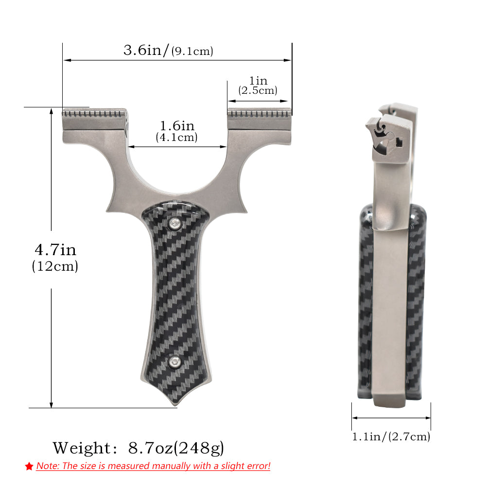 Piaoyu Stainless Steel Slingshot C031