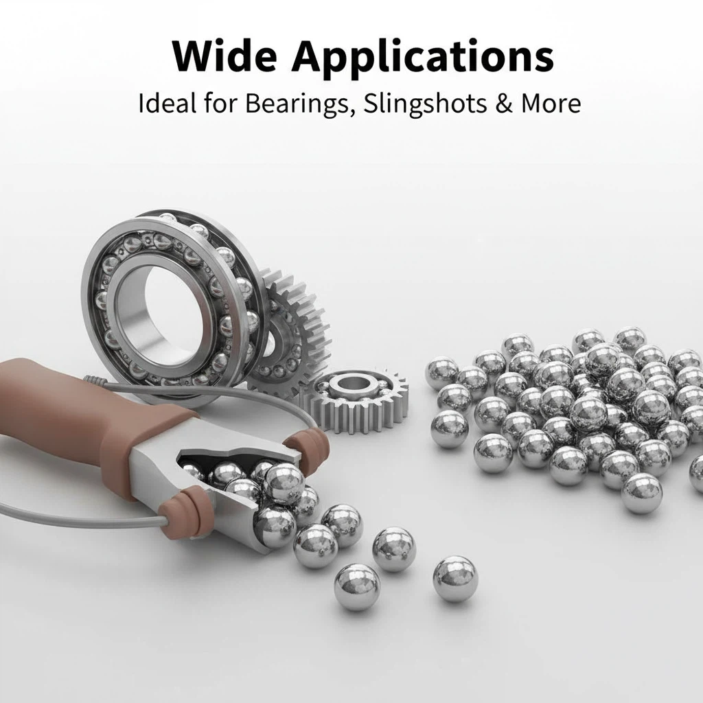 Piaoyu Slingshot Accessories Steel Balls 100pcs