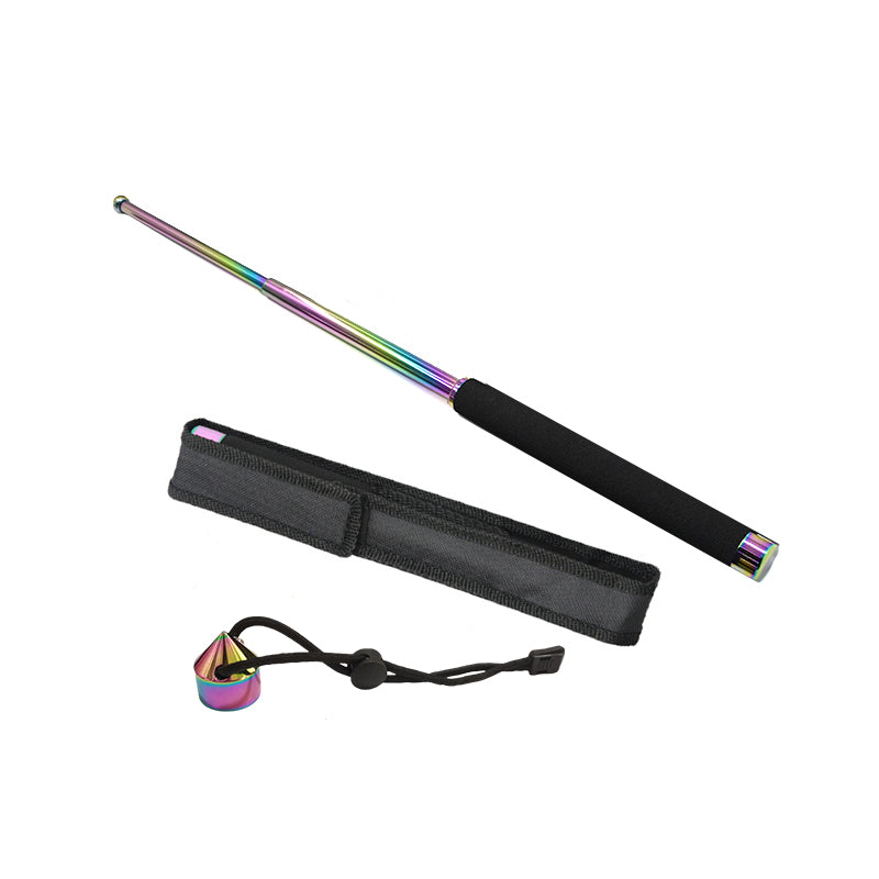 Outdoor Tool Portable Stainless Steel Retractable Stick Sports Training Equipment