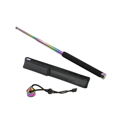 Outdoor Tool Portable Stainless Steel Retractable Stick Sports Training Equipment