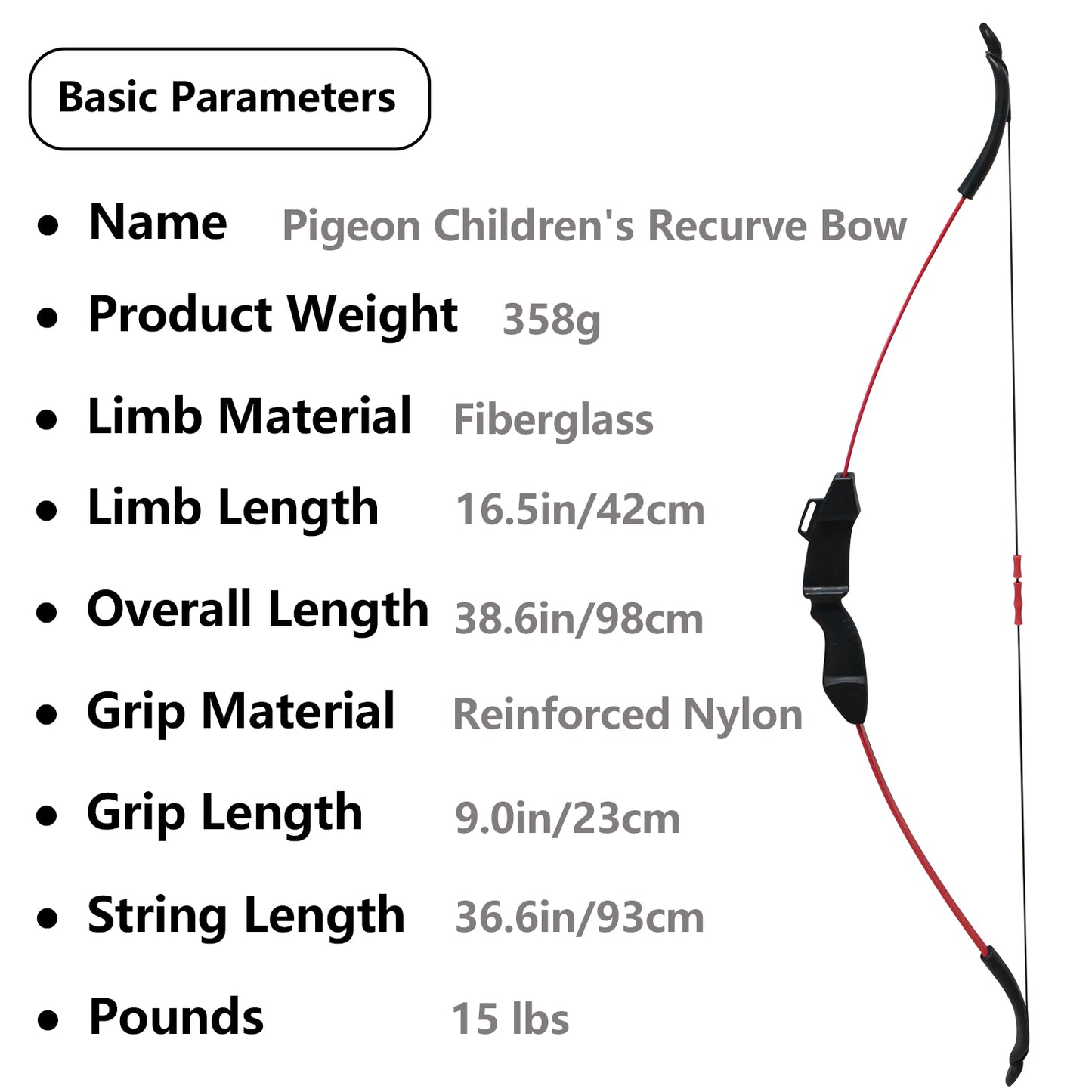 Piaoyu Recurve Bow RB005 - Professional Archery Target Shooting & Hunting