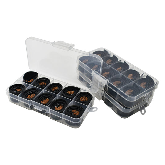 Piaoyu 0.7MM Black Rubber Band 1box=10pieces R006