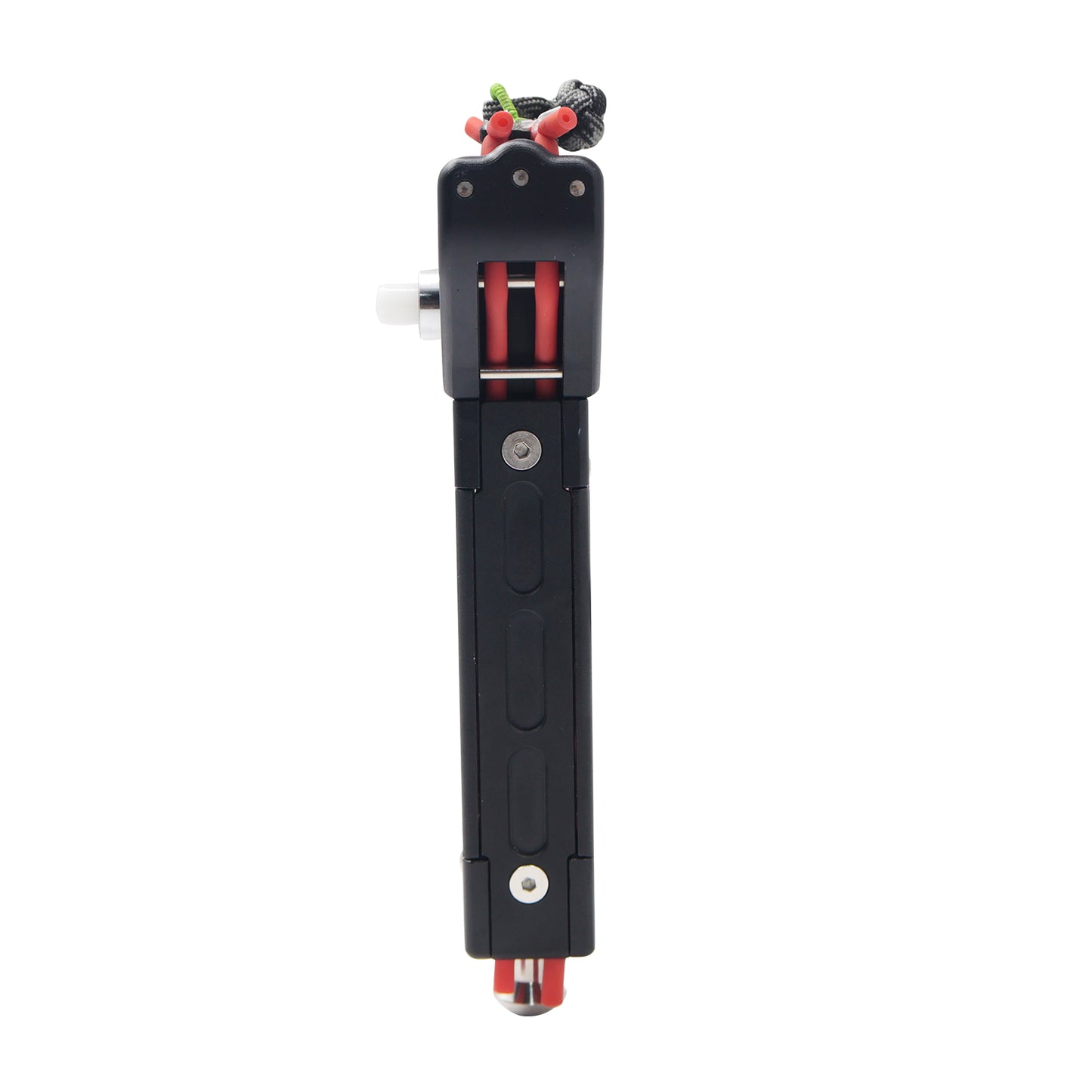 Honeycomb Rhombus Hollow Style Black Aluminum Alloy Repeating Slingshot