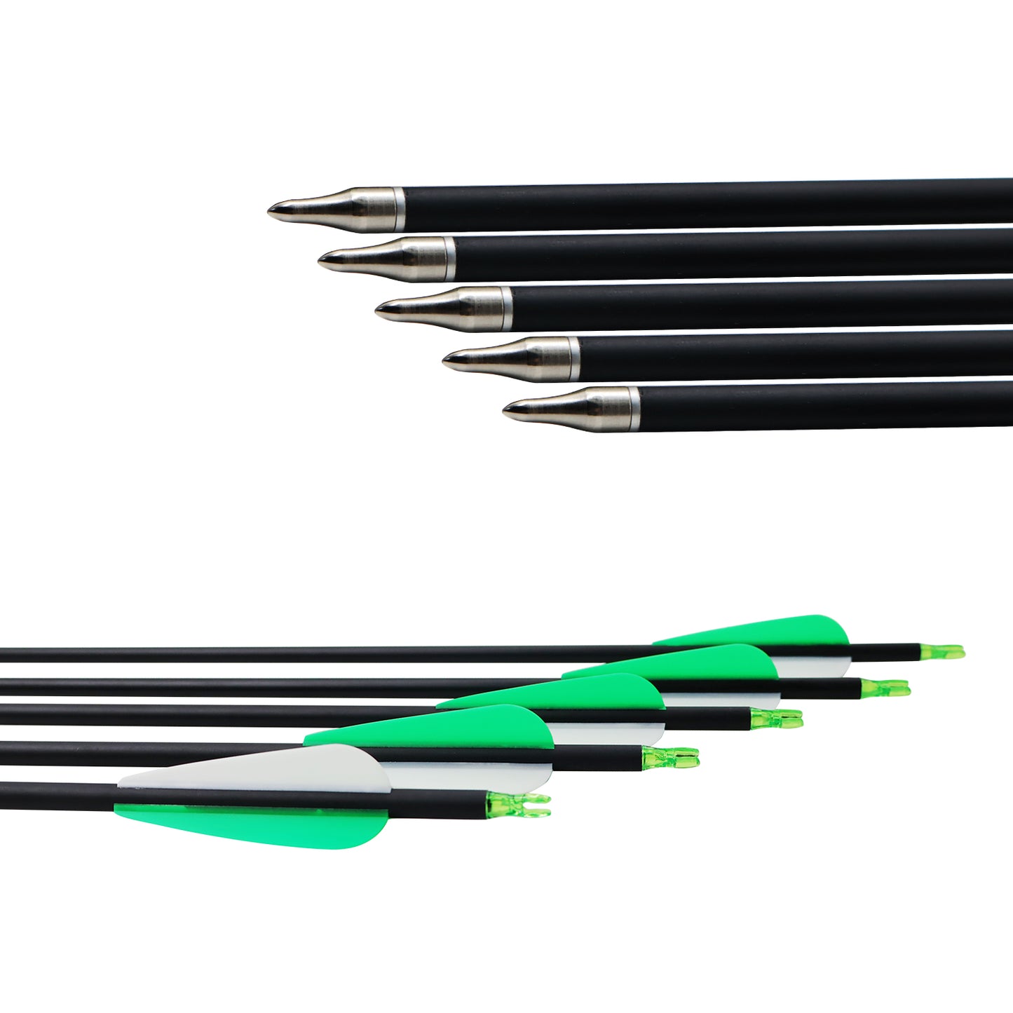 Piaoyu 30" Carbon Arrows-Archery Target Practice Hunting Arrows - High-Performance Slingshot Hunting Gear
