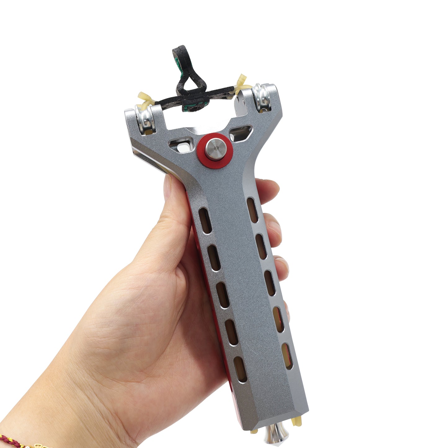 Aluminum Alloy Square Magazine Smooth Repeating Slingshot
