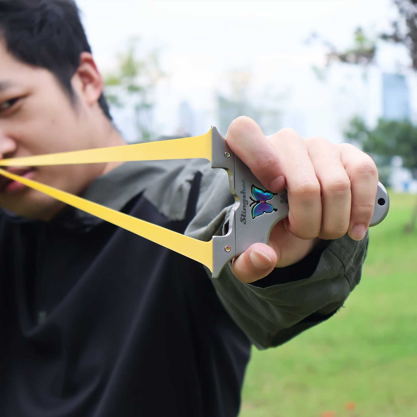 Piaoyu Stainless Steel Slingshot S017
