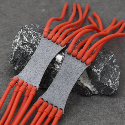 Piaoyu 5-Layer Flat Slingshot Rubber Bands 1 Set=6 Pieces R005 - High-Tension Slingshot Replacement Flat Rubber Bands - High-Tension Slingshot Replacement Flat Rubber Bands - High-Tension Slingshot Replacement Flat Rubber Bands