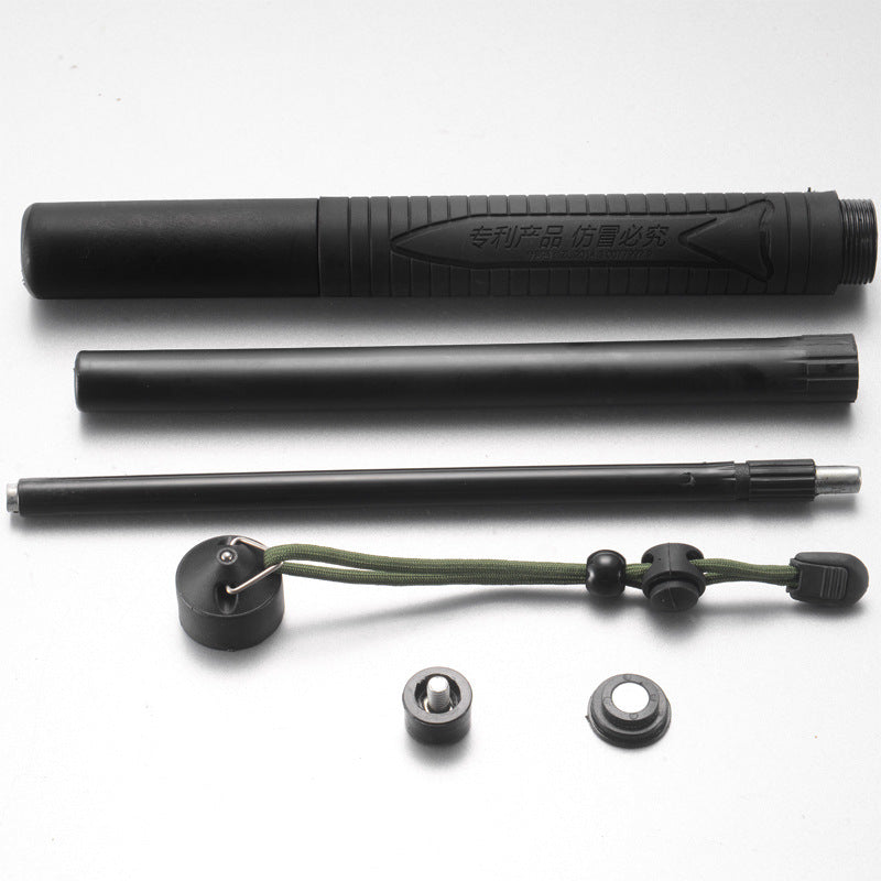 Long and Short Self-contained Telescopic Self-defense Stick Device 3-section Telescopic Knuckle Multi-function Tool