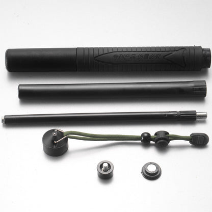 Long and Short Self-contained Telescopic Self-defense Stick Device 3-section Telescopic Knuckle Multi-function Tool