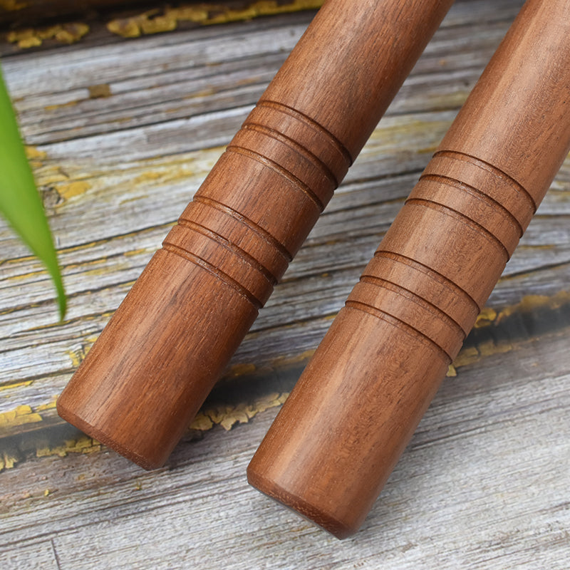 Nunchaku Rope Wood Two Sticks South American Rosewood High-grade Wooden Nunchaku Nunchaku