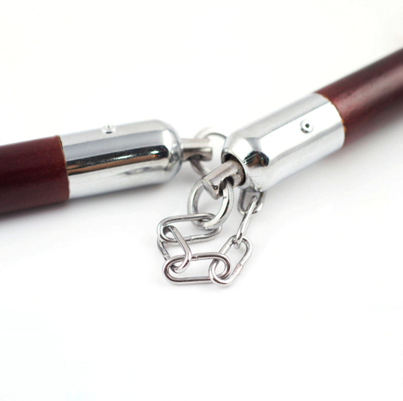 Martial Arts Actual Combat Training First Study Double Knuckles Solid Wood Double Amputation Stick Defense Two Sticks