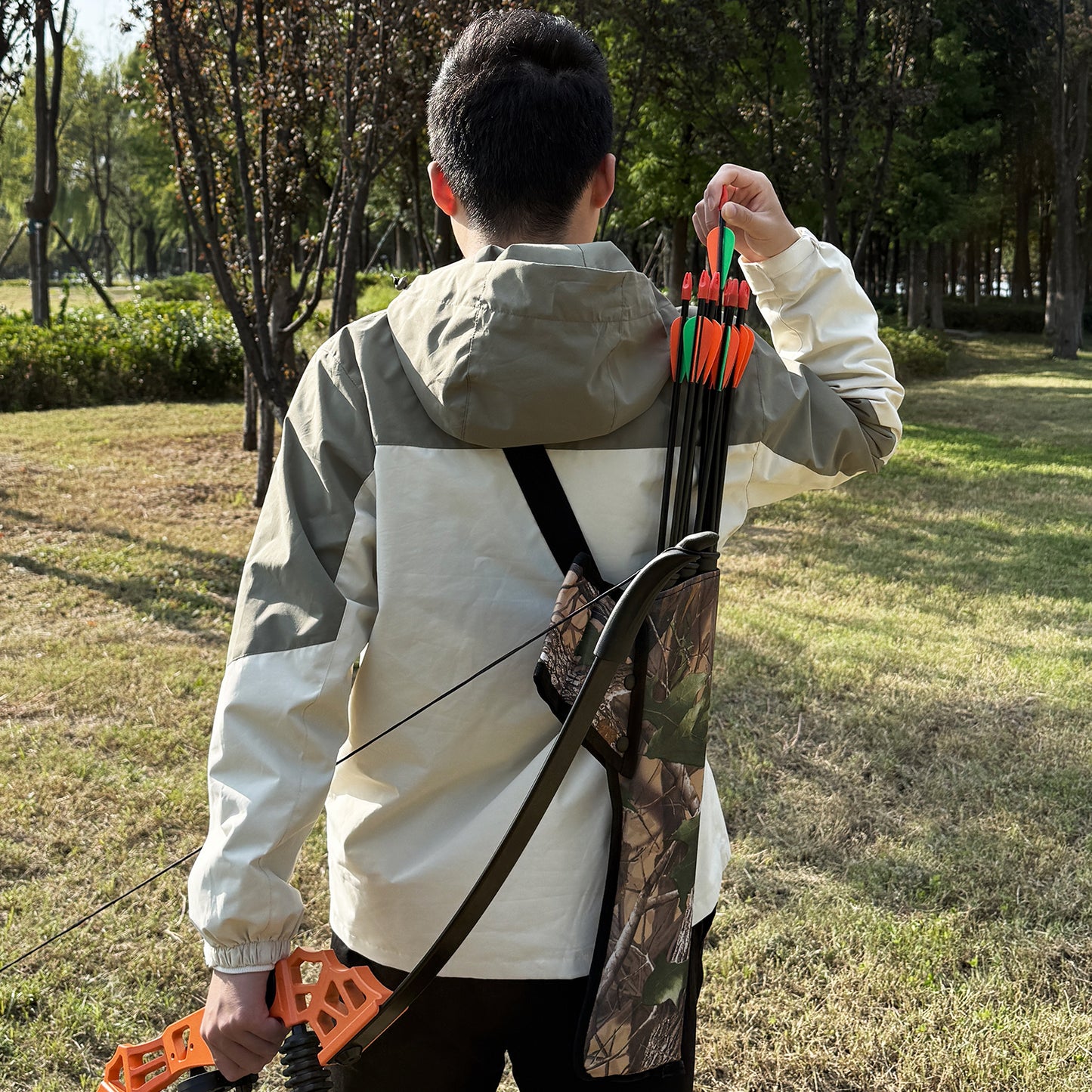 Piaoyu 28" Fiberglass Arrows - Archery Practice Target Arrows with Blunt Tips - High-Performance Slingshot Hunting Gear