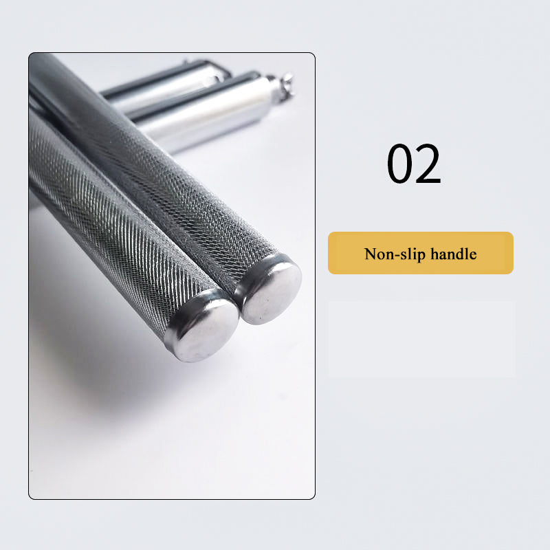 1pcs Storage Bag+1pcs Stainless Steel Nunchaku Martial Arts Stick Outdoor Crowbar Car Self-defense Stick