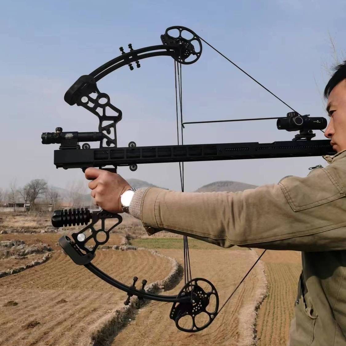 Piaoyu Compound Bow Continuous Shooting Auxiliary Rod 15mm Steel ball-E001 - Professional Archery Target Shooting & Hunting