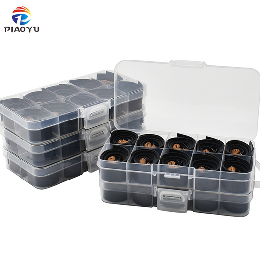Piaoyu 0.7MM Black Rubber Band 1box=10pieces R006