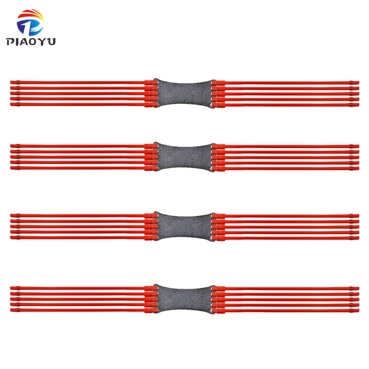 Piaoyu 5-Layer Flat Slingshot Rubber Bands 1 Set=6 Pieces R005