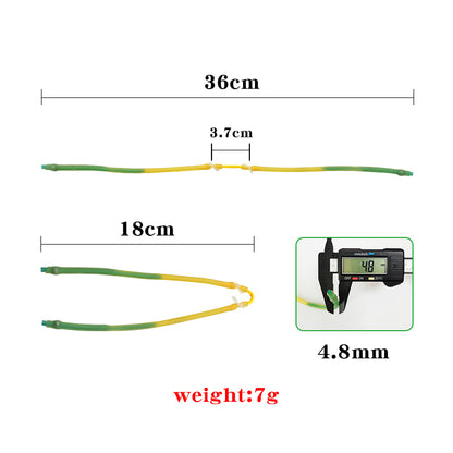 Piaoyu Rubber Band R022 - High-Tension Slingshot Replacement Flat Rubber Bands - High-Tension Slingshot Replacement Flat Rubber Bands