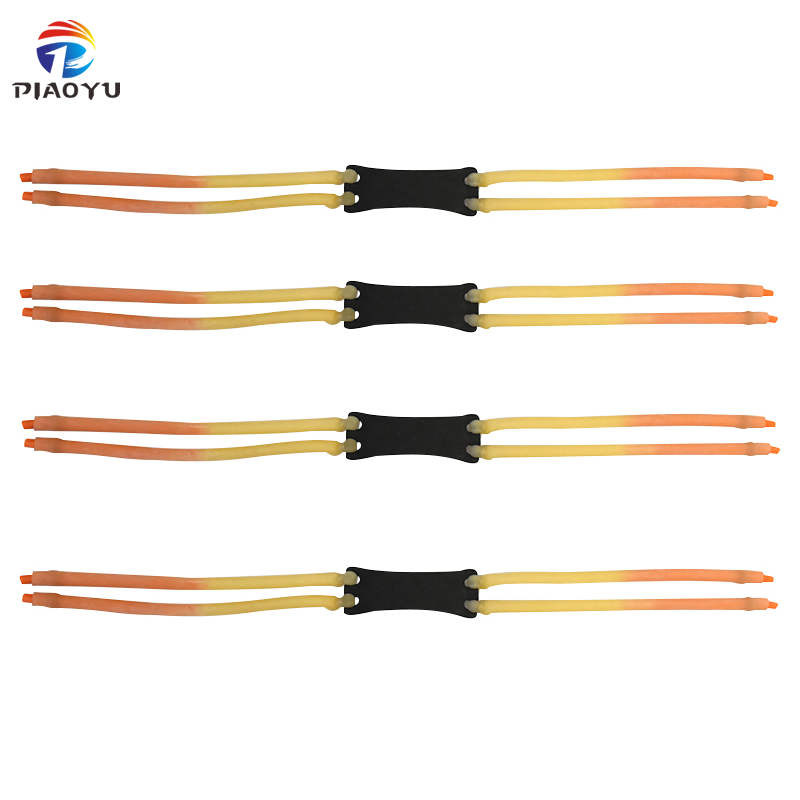 Piaoyu Rubber Band R024 4-Pack Value Set - High-Tension Slingshot Replacement Flat Rubber Bands - High-Tension Slingshot Replacement Flat Rubber Bands