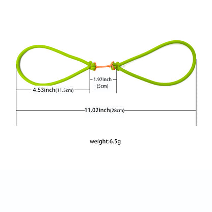 Piaoyu Rubber Band R027 6-Pack - High-Tension Slingshot Replacement Flat Rubber Bands - High-Tension Slingshot Replacement Flat Rubber Bands