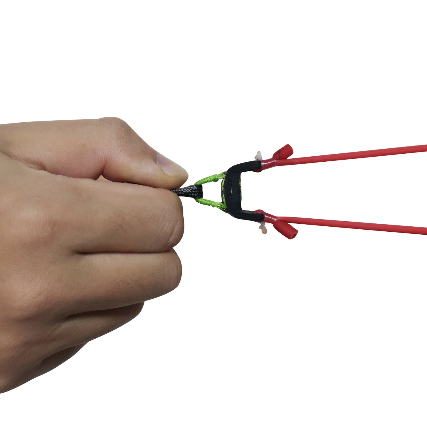 Honeycomb Rhombus Hollow Style Black Aluminum Alloy Repeating Slingshot