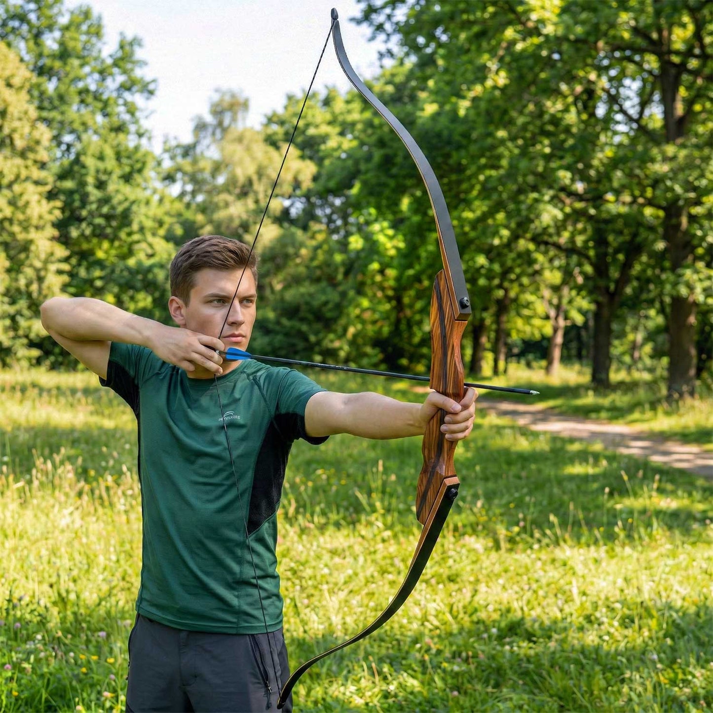 Piaoyu Recurve Bow RB002 - Professional Archery Target Shooting & Hunting