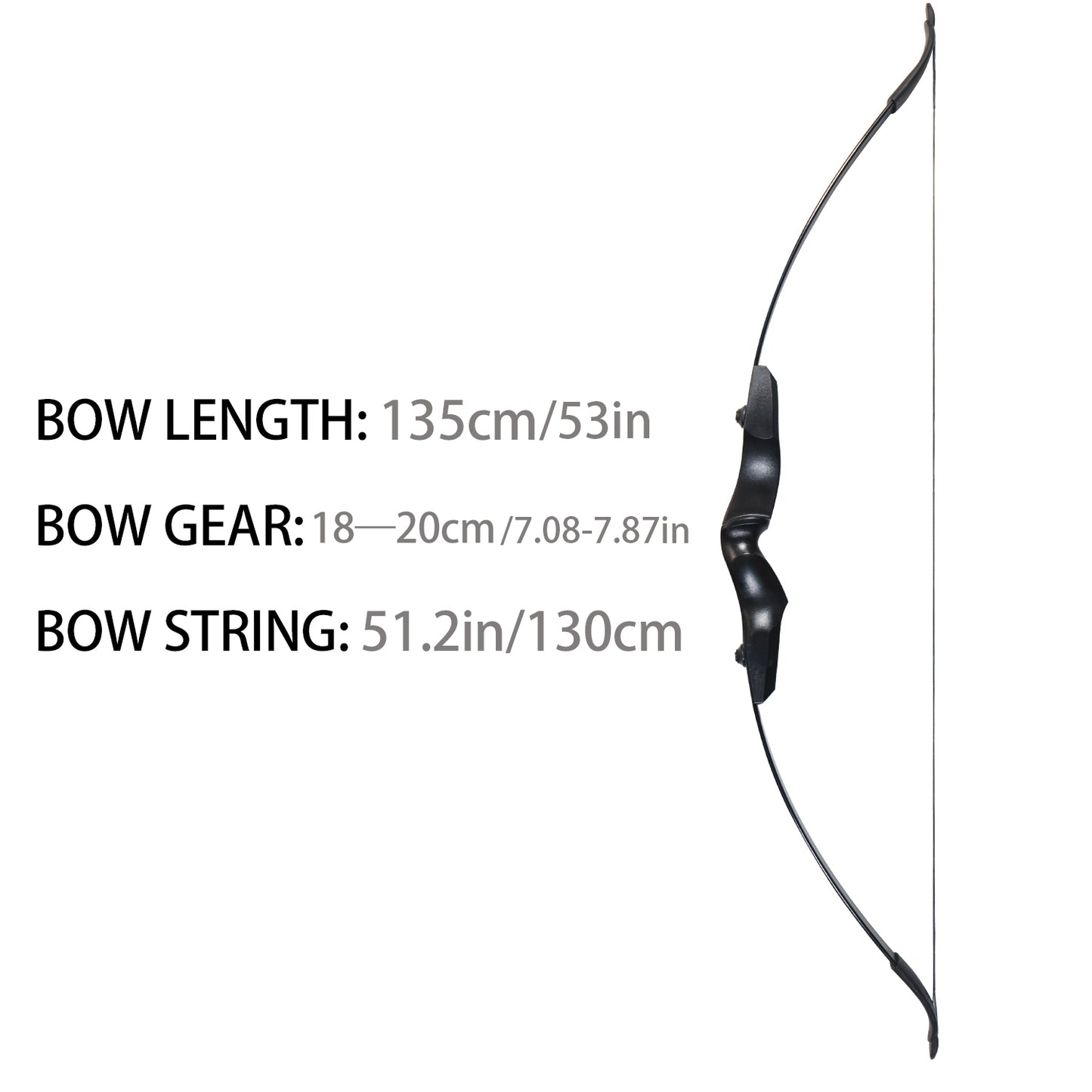 Piaoyu Recurve Bow LY F002 - Professional Archery Target Shooting & Hunting
