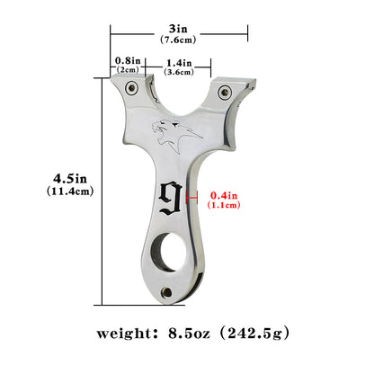 Piaoyu Stainless Steel Slingshot S006