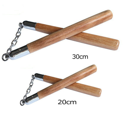 Martial Arts Actual Combat Training First Study Double Knuckles Solid Wood Double Amputation Stick Defense Two Sticks