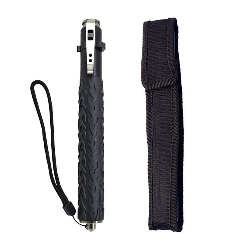 Outdoor Camping and Hiking Walking Sticks Telescopic Vehicle Three-section Self-defense Swing Stick