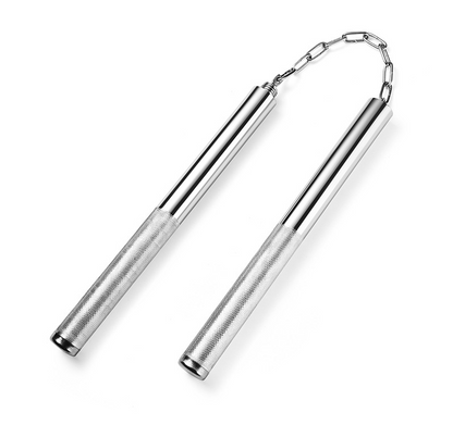 1pcs Storage Bag+1pcs Stainless Steel Nunchaku Martial Arts Stick Outdoor Crowbar Car Self-defense Stick