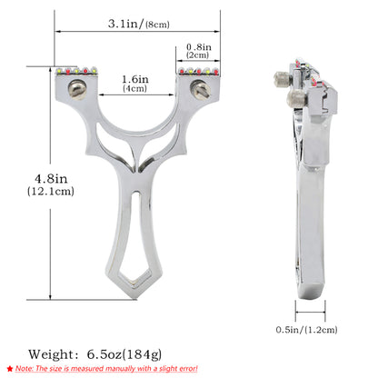 Piaoyu Alloy Slingshot A019 - Professional Stainless Steel Hunting Catapult
