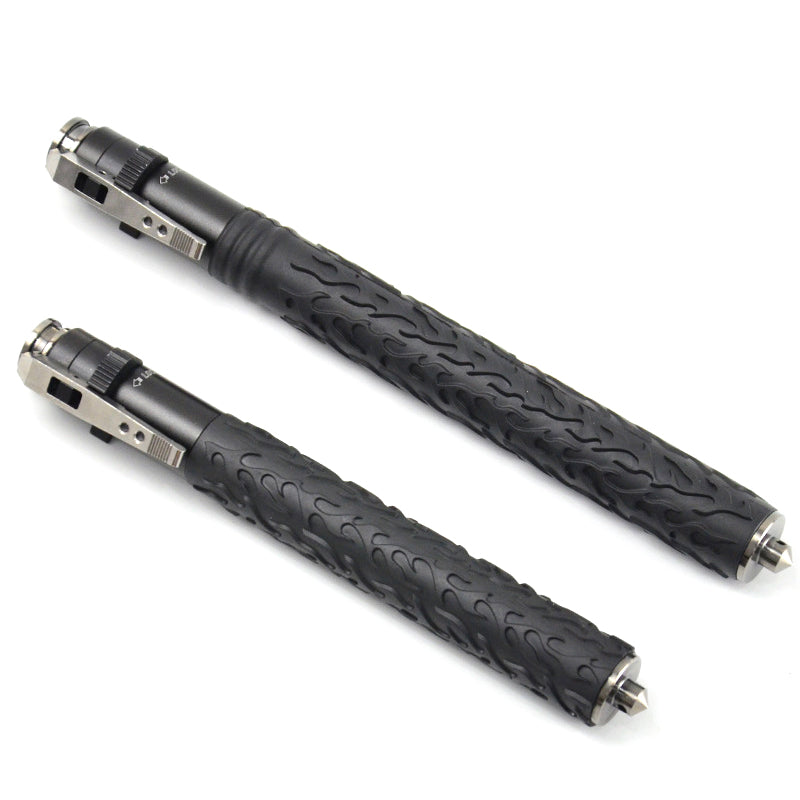 Outdoor Camping and Hiking Walking Sticks Telescopic Vehicle Three-section Self-defense Swing Stick