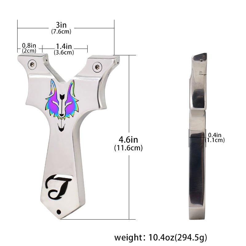 Piaoyu Stainless Steel Slingshot S008