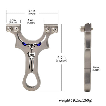 Piaoyu Stainless Steel Slingshot S021