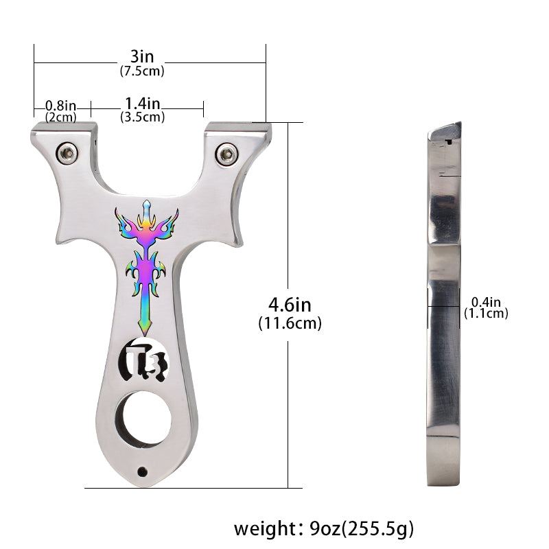 Piaoyu Stainless Steel Slingshot S009