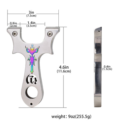 Piaoyu Stainless Steel Slingshot S009