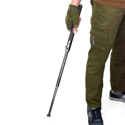 Spring Type Three-section Self-defense Telescopic Baton Car Self-defense Weapon Police Baton Telescopic Baton