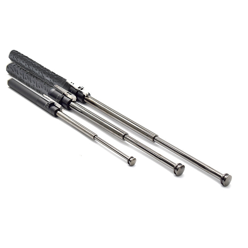 Outdoor Camping and Hiking Walking Sticks Telescopic Vehicle Three-section Self-defense Swing Stick