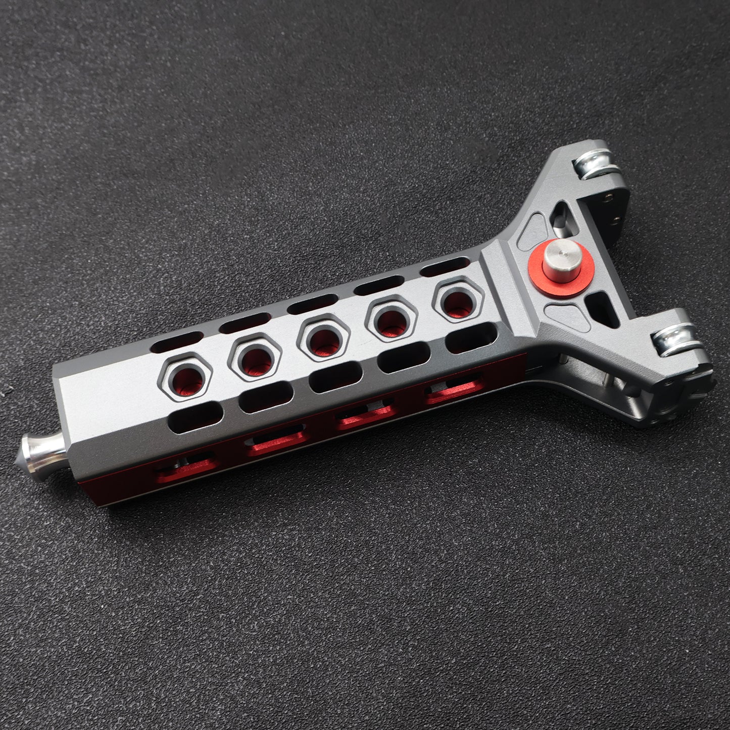 Aluminum Alloy Square Magazine Five-hole Repeating Slingshot