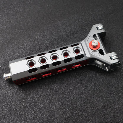 Aluminum Alloy Square Magazine Five-hole Repeating Slingshot