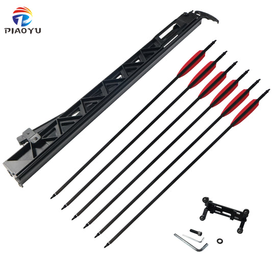Piaoyu Compound Bow 6-Shot Arrow Magazine / Quick Launcher – Fast-Fire Accessory for Hunting & Target Practice-E002 - Professional Archery Target Shooting & Hunting