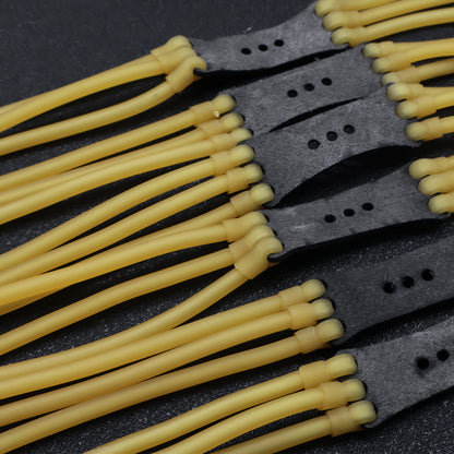 Piaoyu 3-Layer Flat Slingshot Rubber Bands 1 Set=6 Pieces R003 - High-Tension Slingshot Replacement Flat Rubber Bands - High-Tension Slingshot Replacement Flat Rubber Bands - High-Tension Slingshot Replacement Flat Rubber Bands