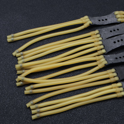 Piaoyu 3-Layer Flat Slingshot Rubber Bands 1 Set=6 Pieces R003 - High-Tension Slingshot Replacement Flat Rubber Bands - High-Tension Slingshot Replacement Flat Rubber Bands - High-Tension Slingshot Replacement Flat Rubber Bands