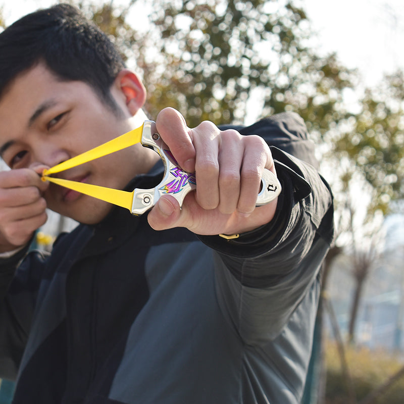 Piaoyu Stainless Steel Slingshot S023