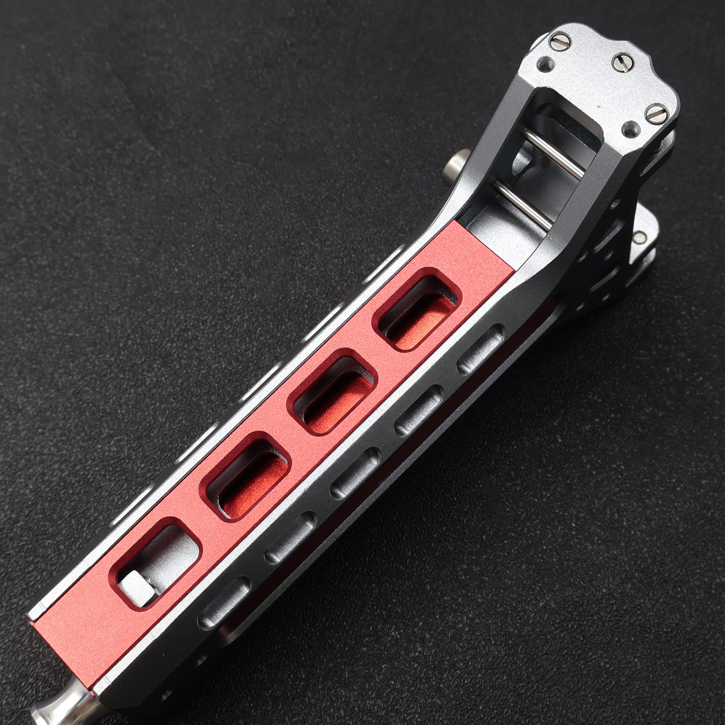 Aluminum Alloy Square Magazine Smooth Repeating Slingshot
