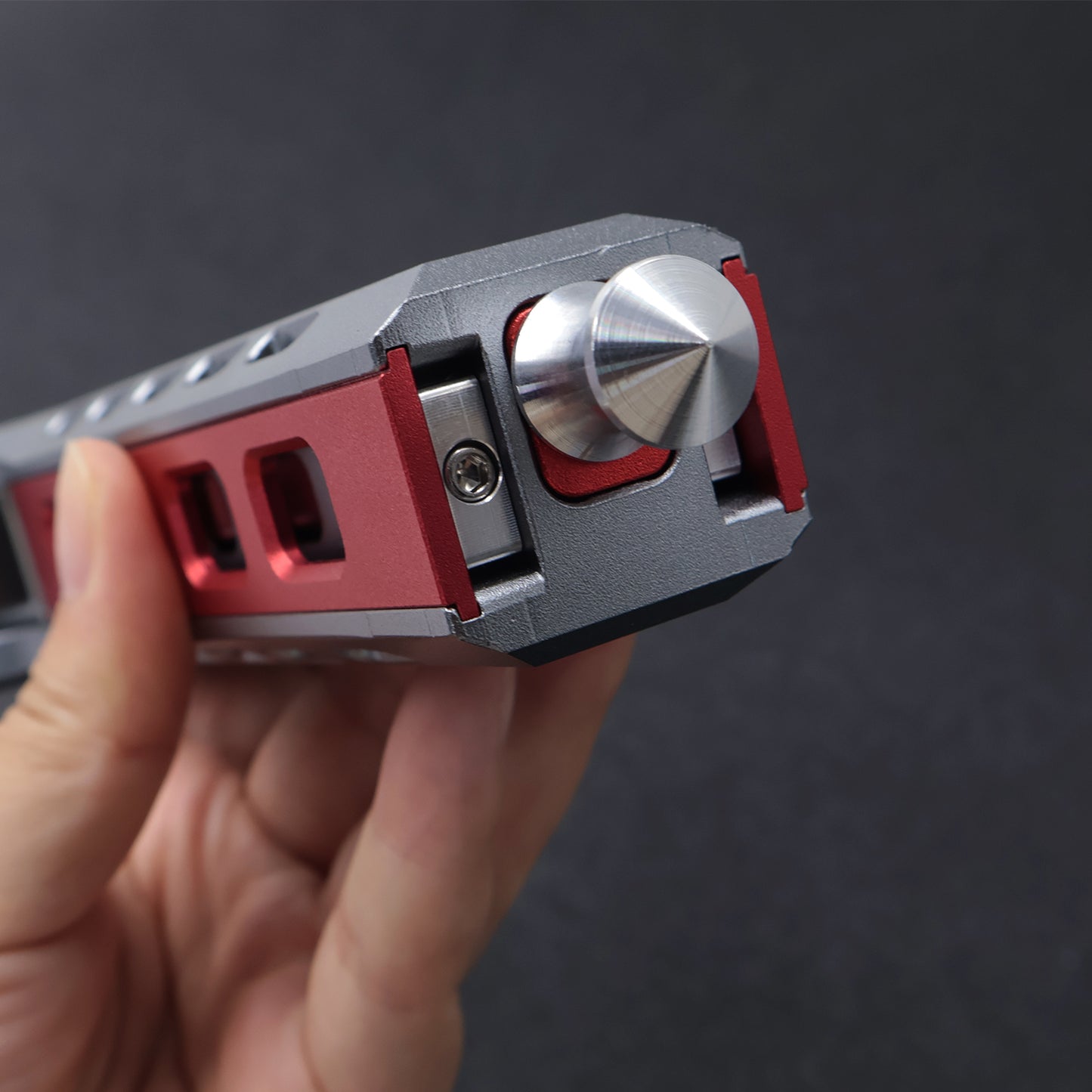 Aluminum Alloy Square Magazine Smooth Repeating Slingshot