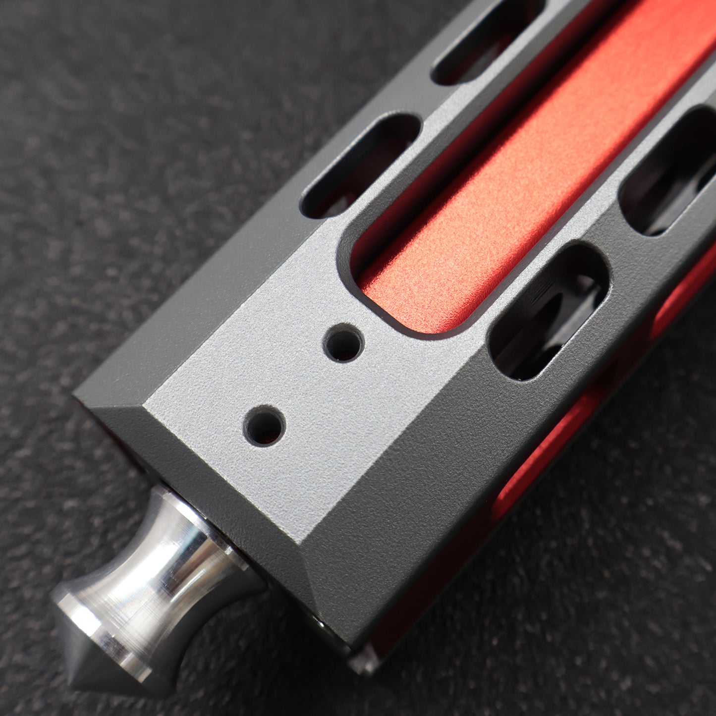 Aluminum Alloy Square Magazine Five-hole Repeating Slingshot