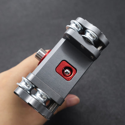 Aluminum Alloy Square Magazine Five-hole Repeating Slingshot